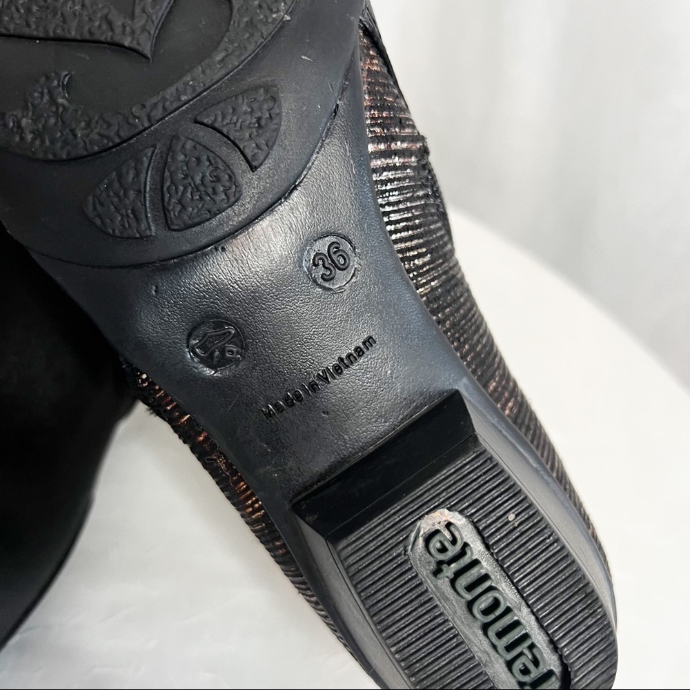 REMONTE Black Zip Ankle Booties - Picture 12 of 14
